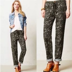 Anthropologie Hei Hei Fernwood Drape Cargo Pants Sz 10